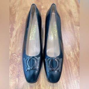 Salvatore Ferragamo Vintage black heels - size 7.5 AA